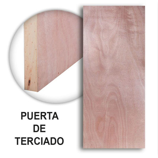 PUERTA TERCIADO 0,80x 2mts