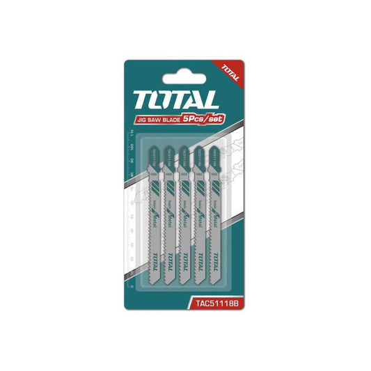 TOTAL HOJAS SIERRA CALADORA METAL 5PZ