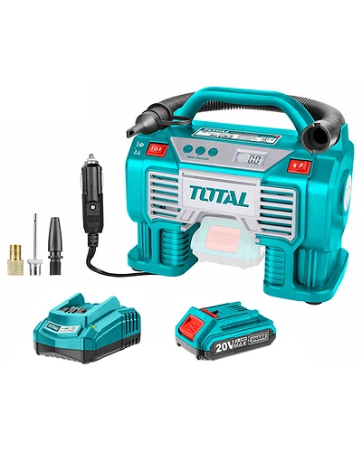 TOTAL COMPRESOR DE AIRE AUT. 20V C/CARG
