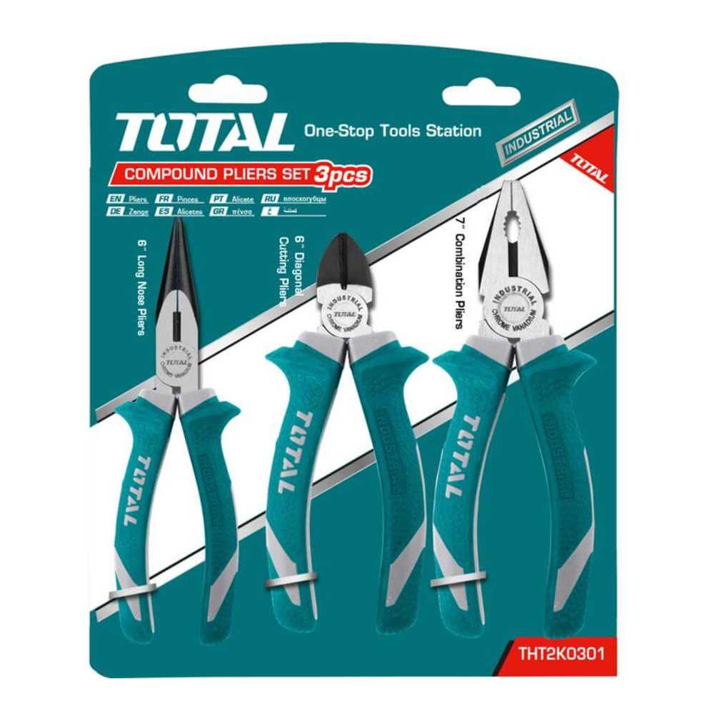 TOTAL ALICATE COMBINADO 3PZ