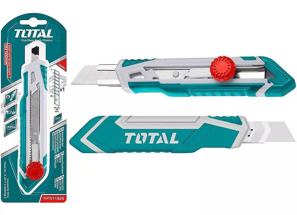 TOTAL CUCHILLO CARTONERO PERILLA 18x100